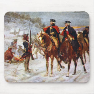 Tapis De Souris George Washington Lafayette Valley Forge Armée