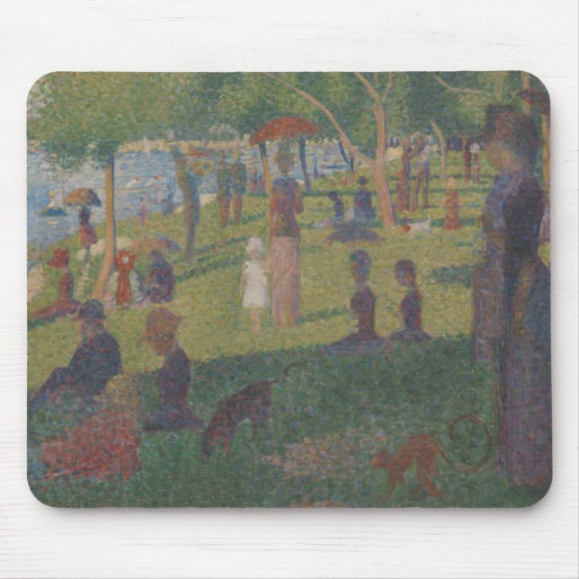 Tapis De Souris Georges Pierre Seurat | Etudier pour un dimanche s (Devant)