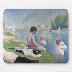 Tapis De Souris Georges Seurat - Les Baigneurs à Asnières