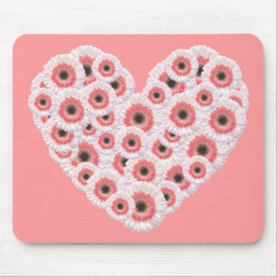 Tapis De Souris Gerber Daisy Heart