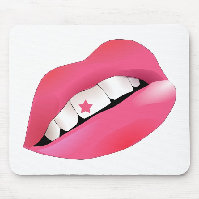 Tapis De Souris Germe des dents Soyez bijoux Apportez le bling (Devant)