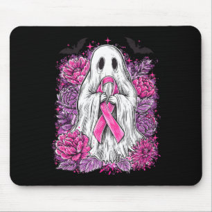 Tapis De Souris Ghost Ribbon Sensibilisation au cancer du sein Hal