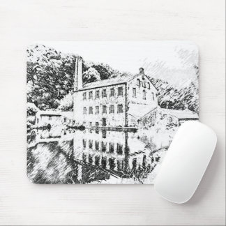 Tapis De Souris Gibson Mill : Art au fusain
