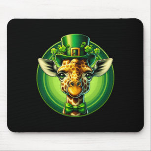 Tapis De Souris Girafe lutin drôle Saint Patrick Enfants Hommes