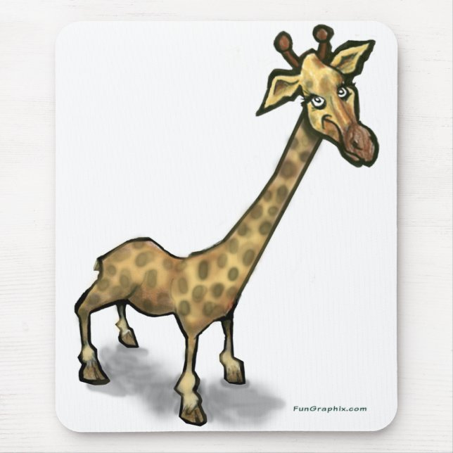 Tapis De Souris Giraffe (Devant)