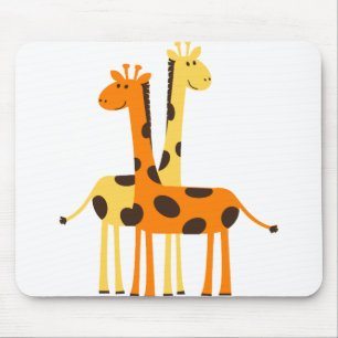 Tapis De Souris Giraffe Afrique Safari