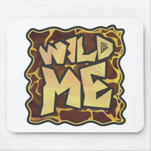 Tapis De Souris Giraffe Brown et jaune