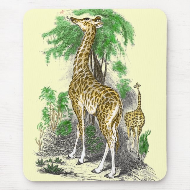 Tapis De Souris Giraffe Gifts (Devant)