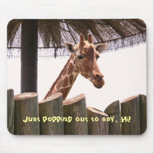 Tapis De Souris Giraffe Mousepad