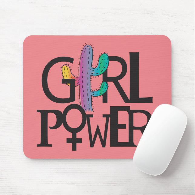 Tapis De Souris Girl Power (Avec souris)