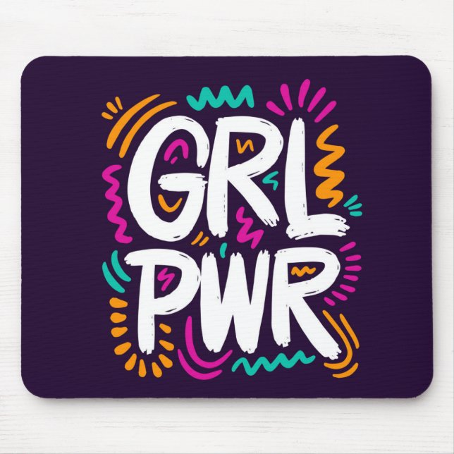 Tapis De Souris Girl Power (Devant)
