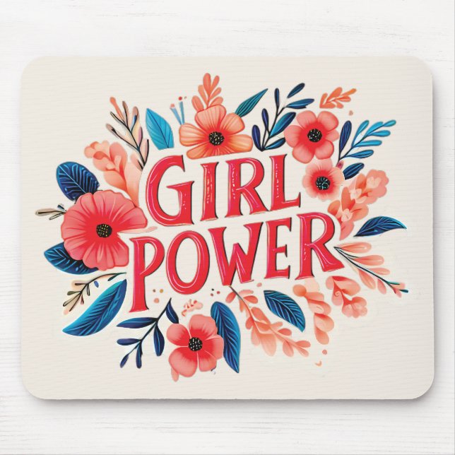 Tapis De Souris Girl Power (Devant)
