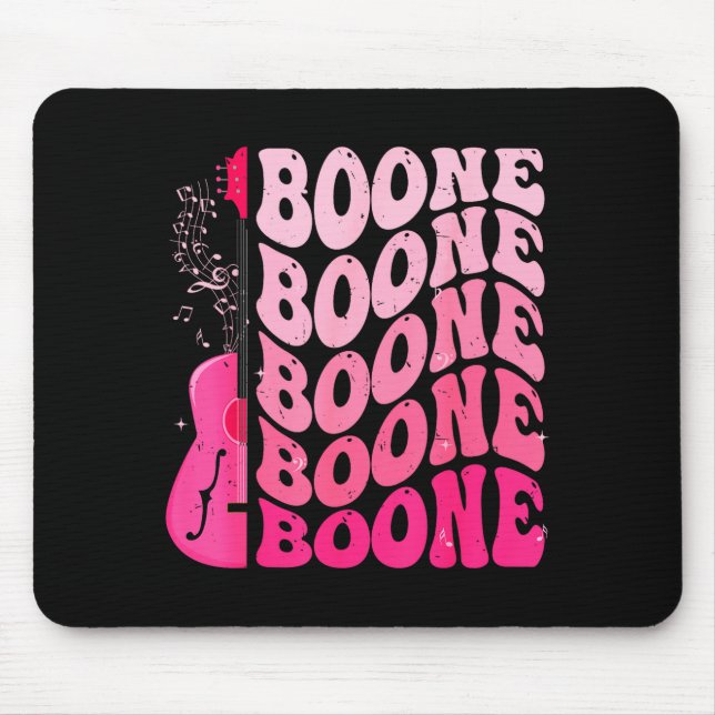 Tapis De Souris Girl Retro Boone Groovy Flower First Name D 80's  (Devant)