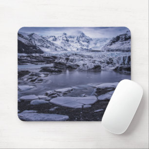 Tapis De Souris Glace et neige   Glacier Sólheimajökull, Islande