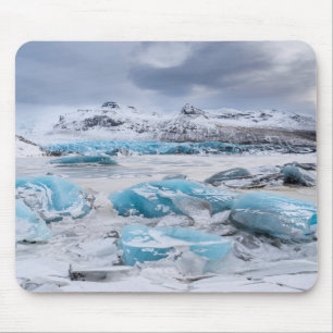 Tapis De Souris Glacier Ice paysage, Islande