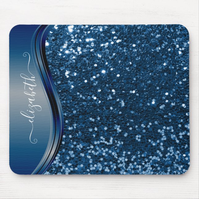 Tapis De Souris Glam Bling Parties scintillant personnalisée Calli (Devant)