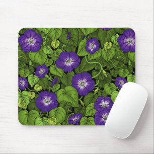 Tapis De Souris Gloire du matin en violet et vert