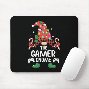 Tapis De Souris Gnome de gamer carreaux de Buffalo famille assorti