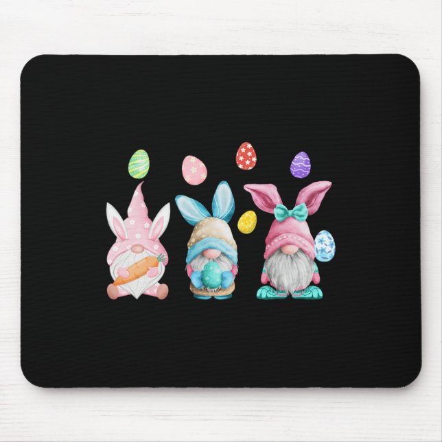 Tapis De Souris Gnome Pâques en tenue Tee - shirt de l'Est (Devant)