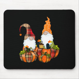Tapis De Souris Gnomes citrouilles Automne Mignons Halloween Thank