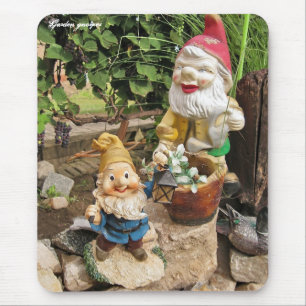 Tapis De Souris Gnomes de jardin