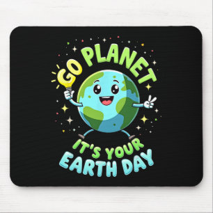 Tapis De Souris Go Planet Son Jour des terres 2025 Enseignant Enfa