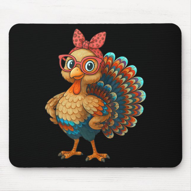 Tapis De Souris Gobble Turkey Day Happy Thanksgiving For Toddlers  (Devant)