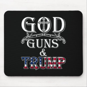 Tapis De Souris God Guns Et Trump Shirt 2e Amendement T Shirt