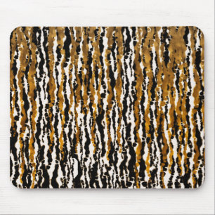 Tapis De Souris Gold & Black Modern Safari Rain Jungle Glam
