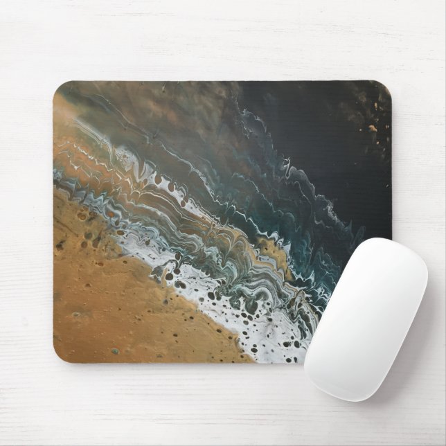 Tapis de souris Gold Wake Art (Avec souris)