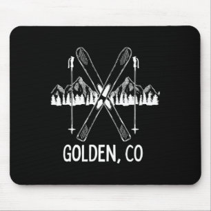 Tapis De Souris Golden Colorado Rocky Mountains Co Ski Snowboar