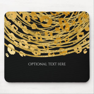 Tapis De Souris Golden Glam Cheetah Imprimer Poster de animal exot