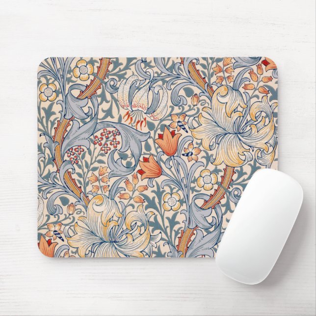 Tapis De Souris Golden Lily, William Morris (Avec souris)
