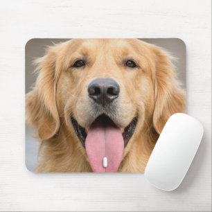 Tapis De Souris Golden Retriever avec un comprimé