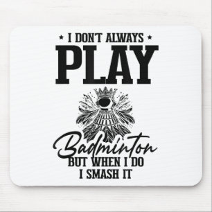 Tapis De Souris Golden Retriever Badminton Player Navette