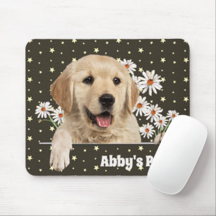 Tapis De Souris Golden Retriever et Daisy on Stars