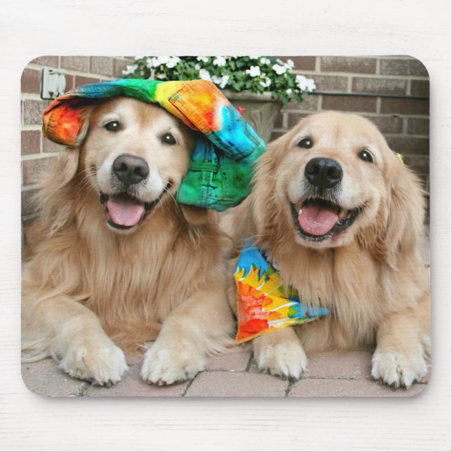Tapis De Souris Golden retriever Mousepad super (Devant)