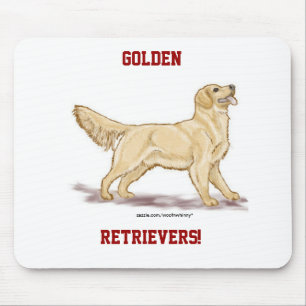Tapis De Souris Golden Retrievers!