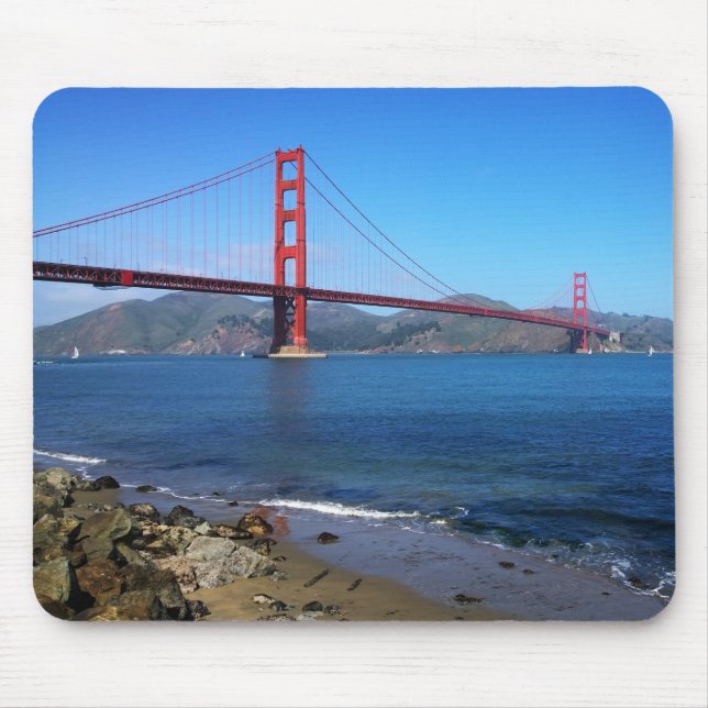 Tapis De Souris Golden State Bridge - San Francisco, Californie (Devant)