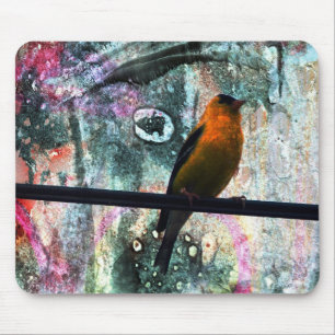 Tapis De Souris Goldfinch Grunge