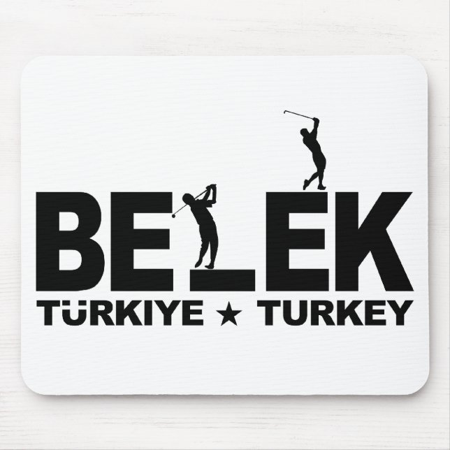 Tapis De Souris GOLF BELEK mousepad - noir (Devant)