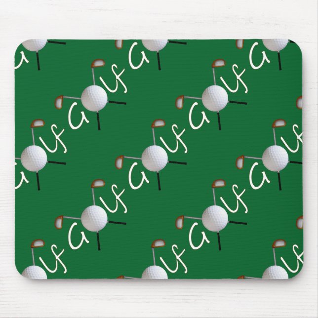 Tapis De Souris Golf Carrelé Mousepad (Devant)