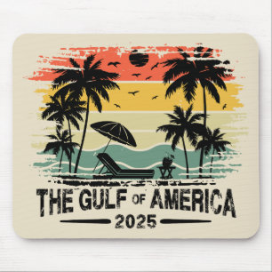Tapis De Souris Golfe d'Amérique conception patriotique vintage-am
