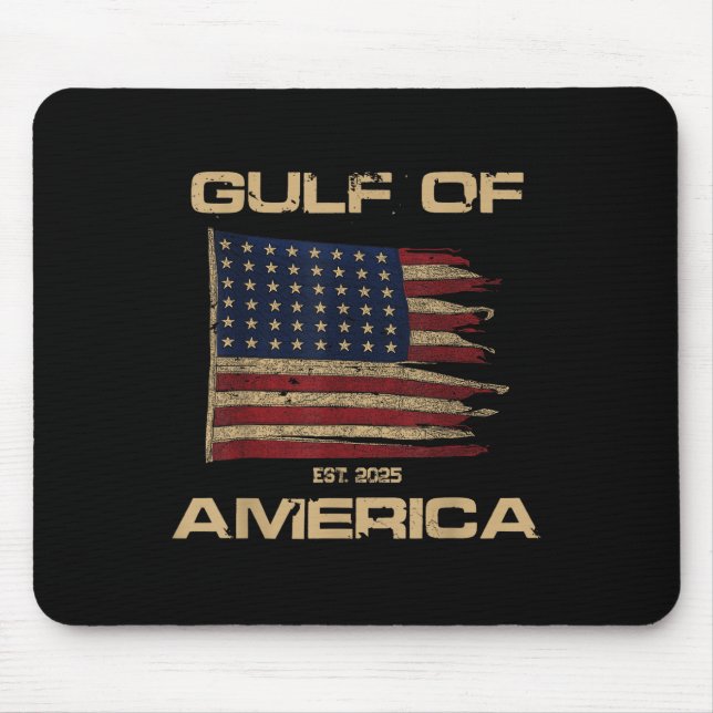 Tapis De Souris Golfe Des Etats-Unis Est Depuis 2025 Drapeau Améri (Devant)