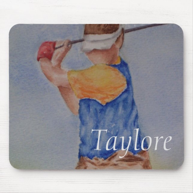 Tapis De Souris Golfeur (Devant)