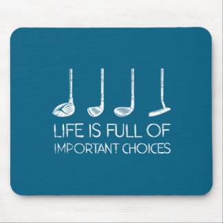 Tapis De Souris Golfing Men Srts Funny Golfer Golf 