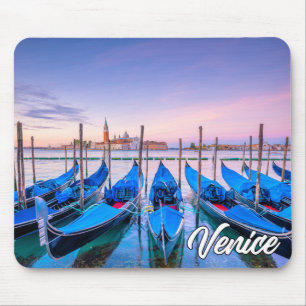Tapis De Souris Gondoles dans la belle Venise, Italie