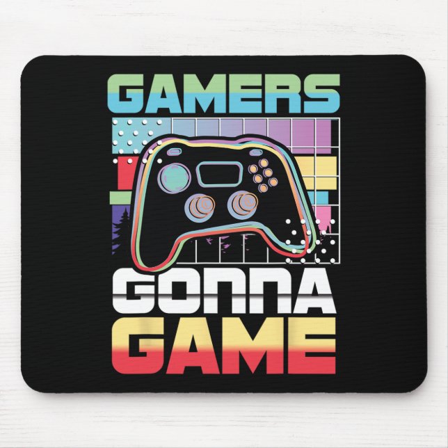 Tapis De Souris Gonna Game Vidéo Joueur Jouer Drôle (Devant)