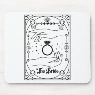 Tapis De Souris Gothique Mariée Cuisine Coven Tarot Halloween Bach