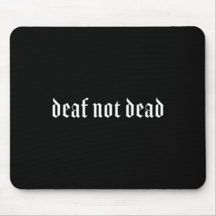 Tapis De Souris Gothique Sourd ASL Geste MAIN Sourde Perte d'audit